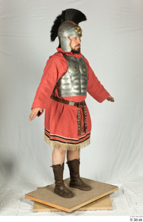  Photos Medieval Roman soldier in plate armor 1 Medieval Soldier Roman Soldier a poses red gambeson whole body 0008.jpg